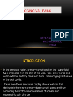 Mucogingival Pains: Dr.T.B.Phanindhar Raj, Mscd-Endodontics, 2 Year