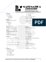 Pembahasan Tertulis PS 1 MAT DASAR