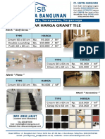 Daftar Harga Granit Tile