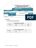 Hoja de Datos Fem de Corriente