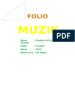 Cover Page - Folio Muzik 2016