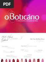 Portifólio Boticário