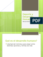 Deporte y desarrollo humano integral