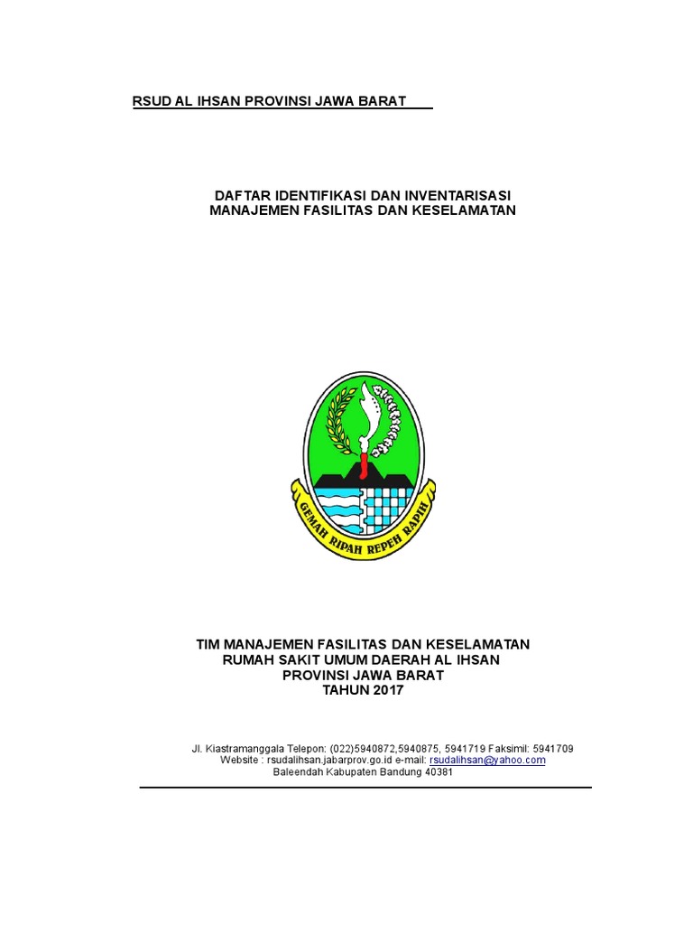 Daftar Identifikasi Dan Inventarisasi K3 Rs