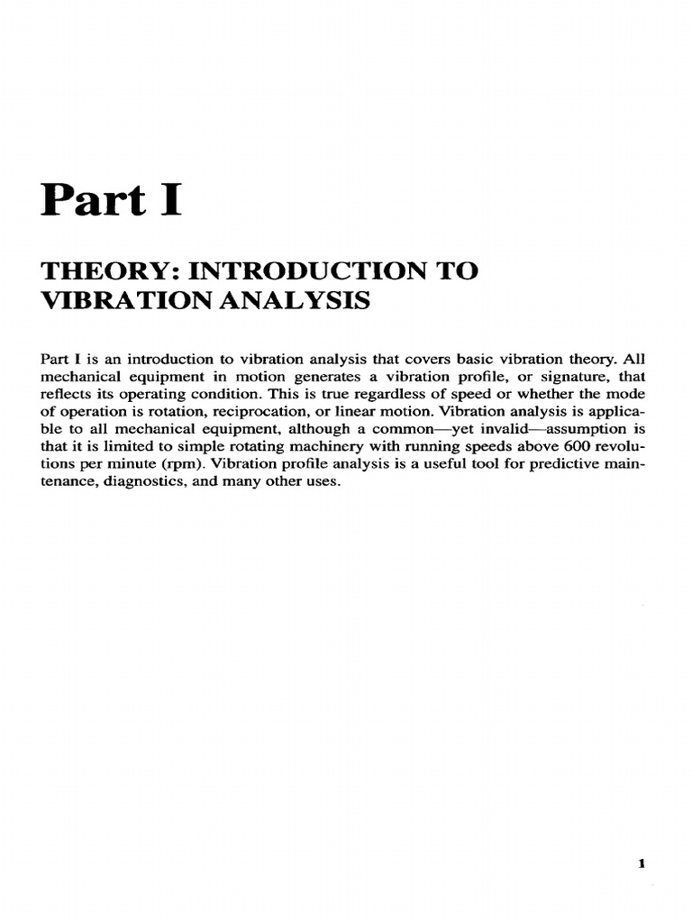 Introduction to Vibration Analysis Theory | PDF | Technology & Engineering