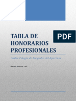 Honorarios Profesionales Colegio Abogados Lima PDF