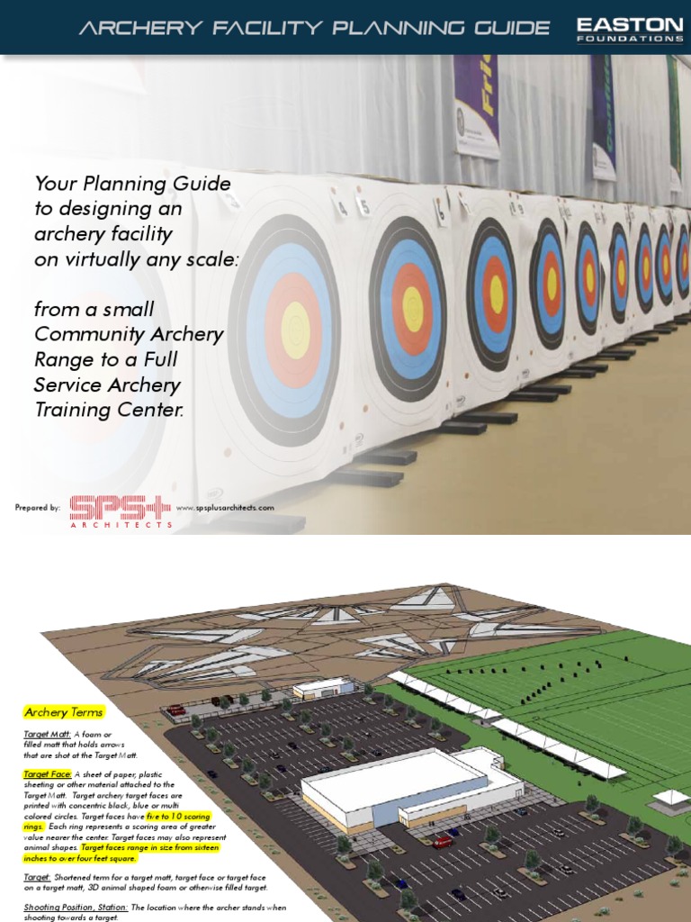 Archery Facility Planning Guide PDF Archery Marksmanship