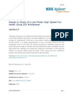 Design & Study of A Low Power High Speed Full Adder Using GDI Multiplexer