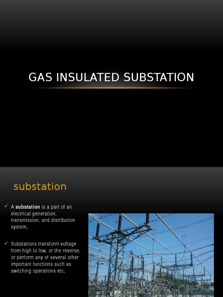 Gas Insulated Switchgears | PDF | Electrical Substation | Transformer