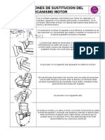 Instrucciones Cambio Mecanismo Motor módulo relax