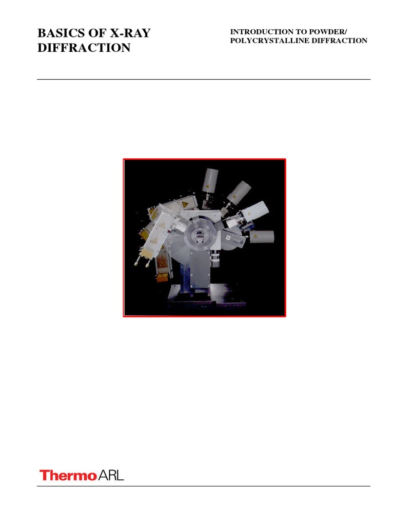 Introduction To Powder Diffraction PDF | PDF | X Ray Crystallography ...