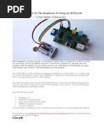 Analogue Sensors On The Raspberry Pi Using An MCP3008