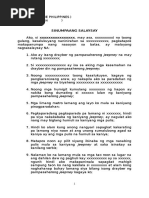 Tagalog Complaint Affidavit | PDF