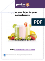 10 Jugos Para Bajar de Peso Naturalmente