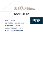 NSNE 3112 Head Injury Kecederaan Kepala