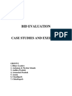 Annex R - Bid_Evaluation-Case Studies and Exercises by Gopalan