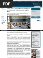 E Se as Escolas Públicas Fossem Abolidas e as Particulares Não Mais Tivessem de Seguir o MEC