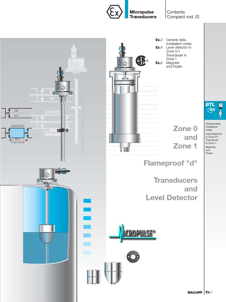 Micropulse Transducerszone 0 and 1 Density Bit