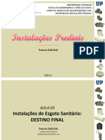 IP - AULA 03 - Instalações de Esgoto Sanitário