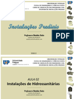 IP - AULA 02 - Introdução as Instalações Hidrossanitárias