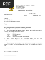 Surat Rasmi Jemputan Hari Anugerah