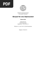 Beispiel Diplomarbeit