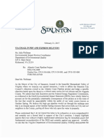 Staunton City Council letter of opposition to ACP