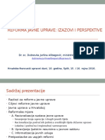 Prezentacija Reforma Javne Uprave-Izazovi I Perspektive