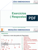 Metrologia 6 - MEDIÇÕES DIMENSIONAIS - Resposta Exercícios