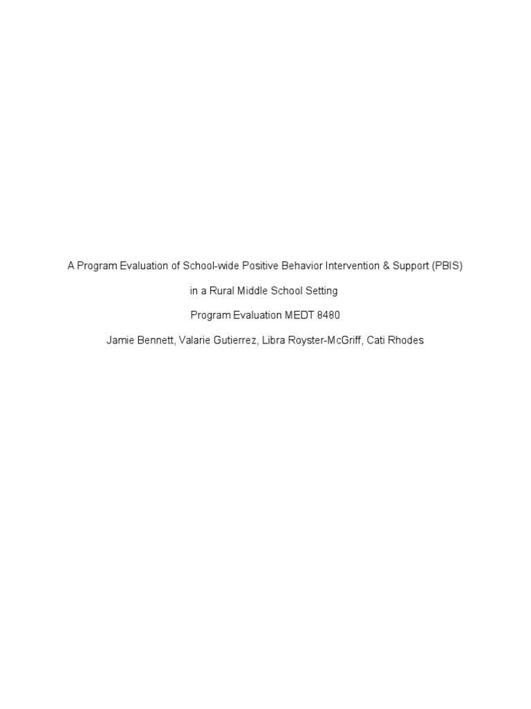 Program Evaluation | PDF | Program Evaluation | Evaluation