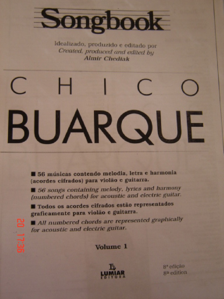 Songbook Chico Buarque 1 