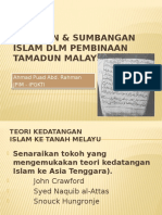Peranan Islam DLM Pembinaan Tamadun Malaysia