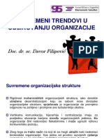 10 - Suvremeni Trendovi U Oblikovanju Organizacije - Dr. Sc. Davor Filipović PDF