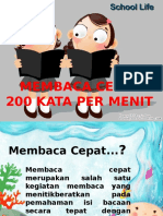 Materi Membaca Cepat Untuk SMP Sederajat Kelas 7