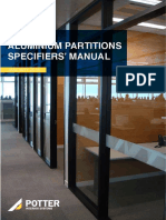 Aluminium Partitions Specifiers Manual January 2015 Web