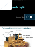 Material Partes Componentes Tractores Bulldozers Caterpillar Ingles Espanol Traducciones Glosario Vocabulario PDF