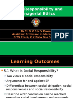 Social Responsibility and Managerial Ethics