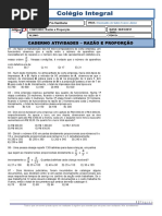 Razão e Proporção