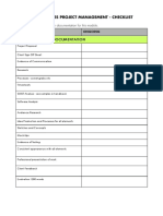 Checklist CIPM