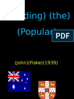 Reading The Popular - John Fiske