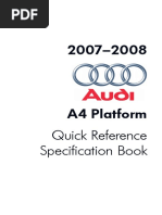 Audi A4 Service Manual 2002-2008 | PDF | Motor Vehicle | Car Body
