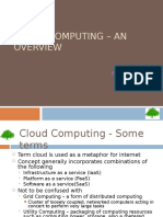 Cloud Computing - An: Presented by Suganth.N