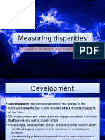 Measuring Disparities