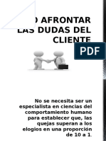 Como Afrontar Las Dudas Del Cliente