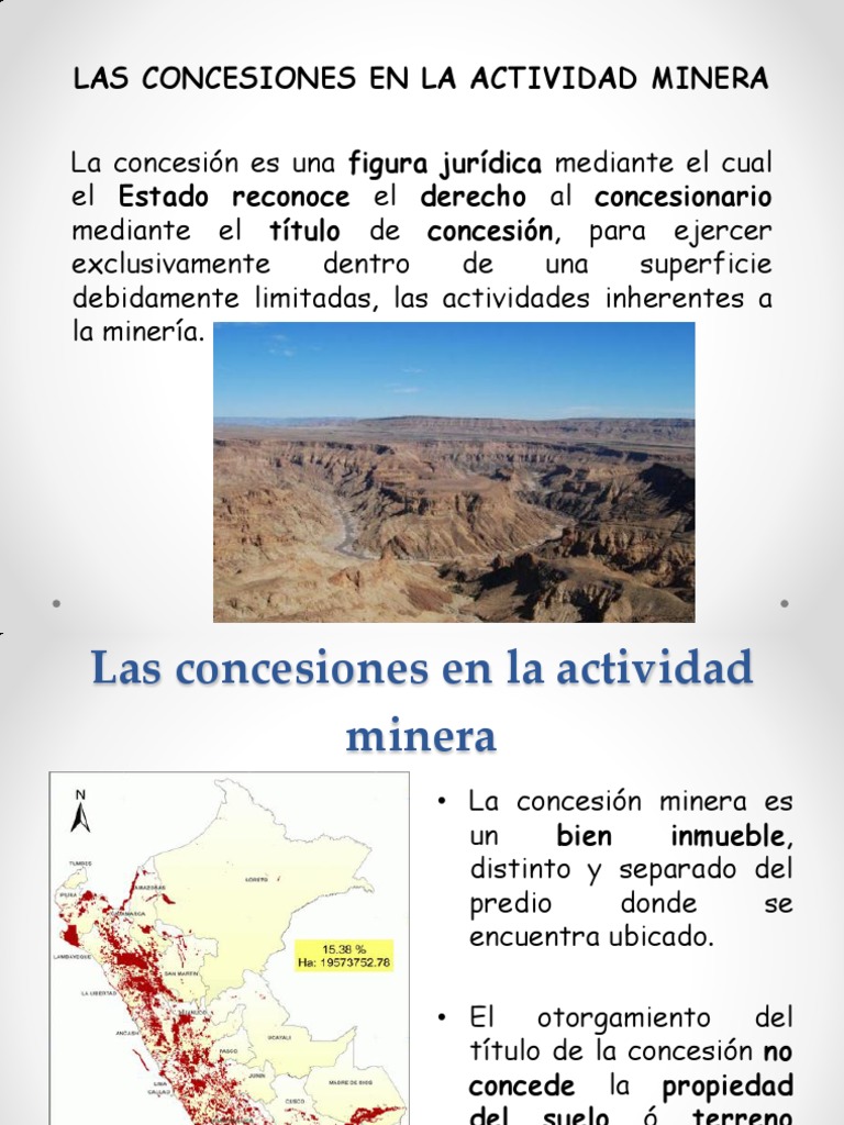 Concesiones en La Actividad Minera UTP 2 47121 PDF | PDF