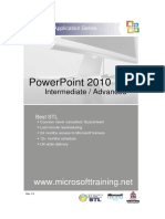 PowerPoint 2010 Advanced Best STL Training Manual PDF