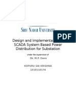 Design and Implementation of SCADA System Based Power Distribution For Primary Substation