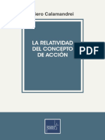 Piero Calamandrei. La relatividad del concepto de acción. Lima, Instituto Pacífico, 2015.