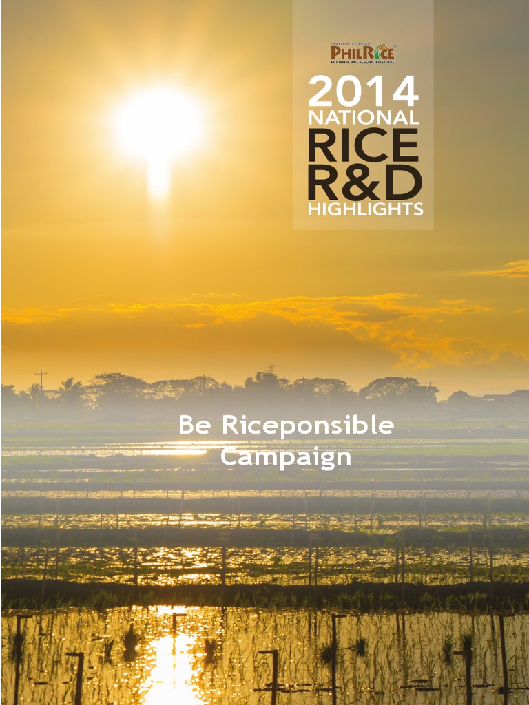 Be Riceponsible Campaign Overview | PDF | Rice | Philippines