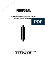Proposal Gapoktan - Handsprayer